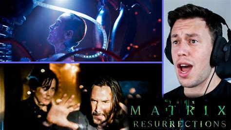 The Matrix Resurrections Official Trailer Reaction Youtube