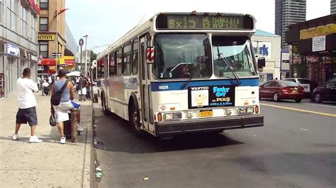 MTA NYCT Bus: 1999 Orion V CNG #9928 & 2003 New Flyer D60HF Artic #5641 ...