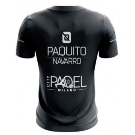 Camiseta Bullpadel Odeon Negra La Camiseta De Paquito Navarro 2023