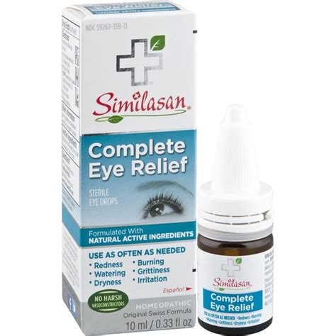 Similasan Eye Drops Sterile Complete Eye Relief 10 Ml Instacart