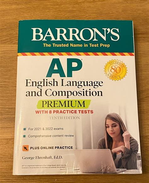 Barrons Ap English Language And Composition Premium With 8 Practice