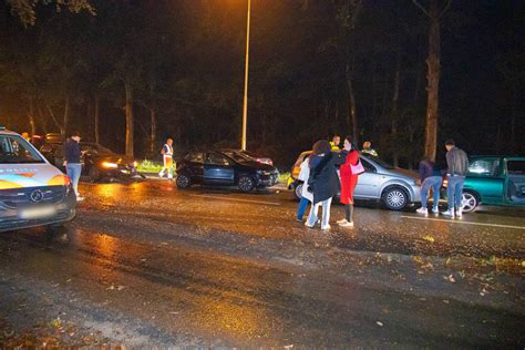 Vier Voertuigen Betrokken Bij Kettingbotsing Op De N525 In Laren