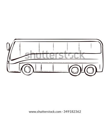 Coach Bus Stock Vector Shutterstock