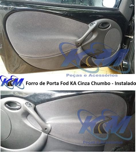 Forro De Porta Ford Ka Preto Anos A Mercado Livre