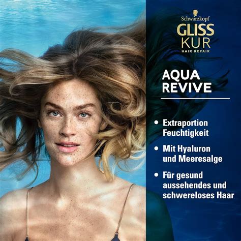 Schwarzkopf Gliss Kur 7 Sec Express Repair Kur Aqua Revive 200 Ml