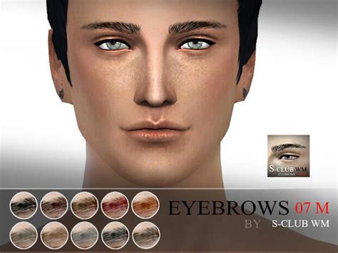 S Club Wm Thesims4 Eyebrows07 M