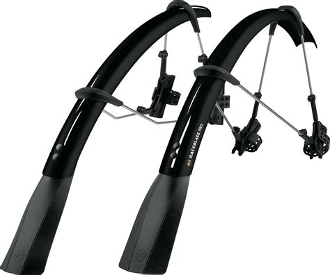 Sks Edge Al 28 46mm Matt Black Aluminium Mudguard Set Matt Black 46mm