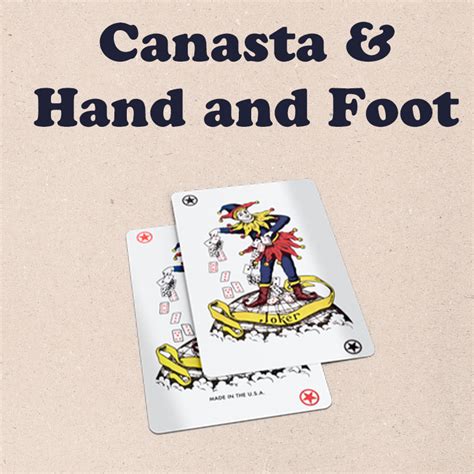 Canasta Hand And Foot Baron Barclay Bridge Supply