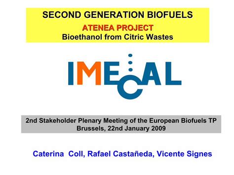 PDF SECOND GENERATION BIOFUELS ETIP BioenergySECOND GENERATION