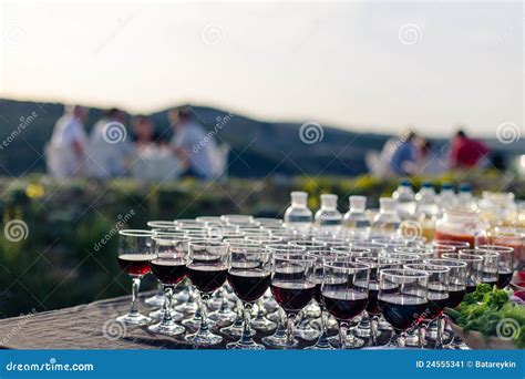 Outdoor catering stock image. Image of dishware, dining - 24555341