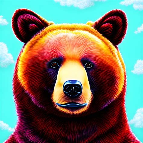 Bear Embracing the Wild - PixelArt - Digital Art & AI, Animals, Birds ...