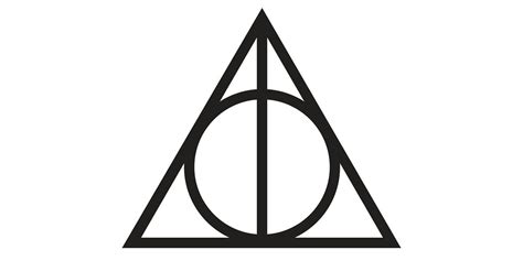 JK Rowling's inspiration for Harry Potter's Deathly Hallows symbol