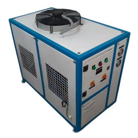 Mild Steel Three Phase Tr Air Cooled Chiller Double Compressor At