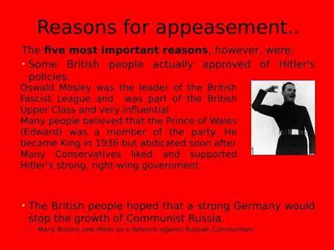 Reasons for Appeasement World War 2 | Powerpoint Lesson Plan