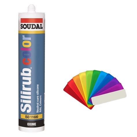 Soudal Color Ral Colour Coloured Premium Silicone Sealant Sealants