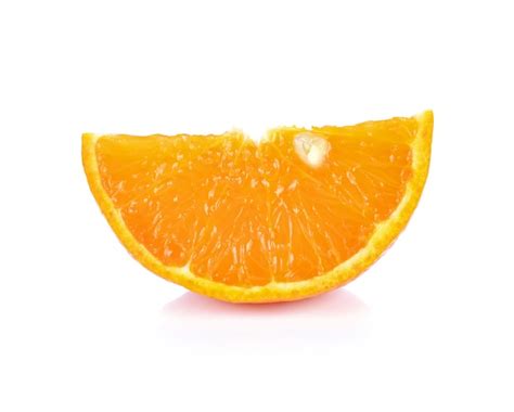 Premium Photo | Slice of orange fruit isolated