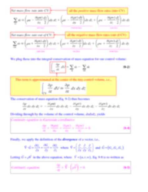 SOLUTION: Derivation of continuity equation - Studypool