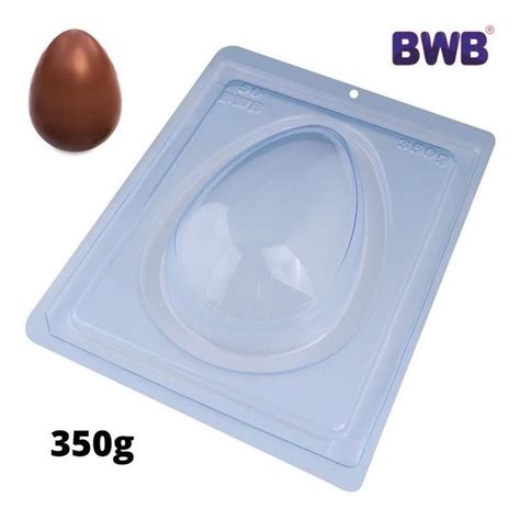 Forma Ovo De Páscoa 350g Especial Silicone 2 Partes Bwb BWB