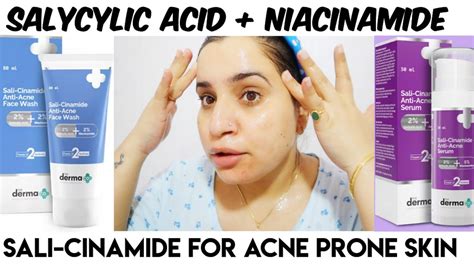 Derma Co Sali Cinamide Anti Acne Face Wash And Serum Review