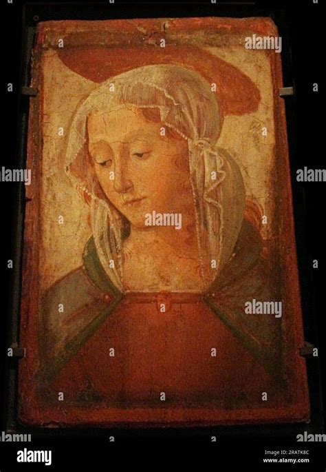 Virgin Mary By Domenico Ghirlandaio Stock Photo Alamy