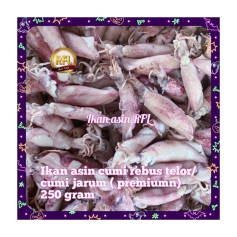 Jual Ikan Asin Cumi Rebus Telor Premium 250 Gram Shopee Indonesia