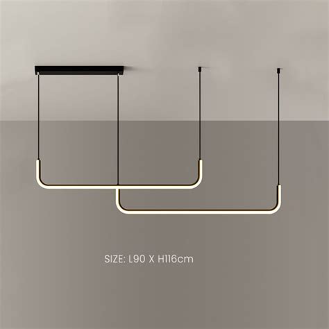 Linfea Lg Minimal Linear Pendant Lights Northerncult