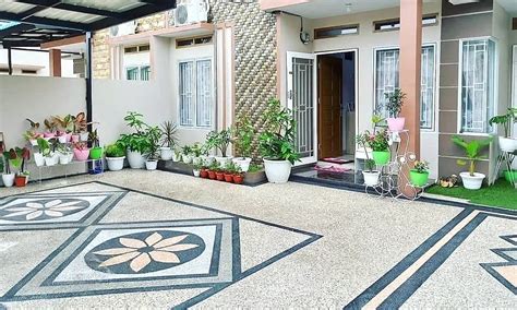 10 Inspirasi Motif Keramik Teras Rumah Mewah Parboaboa