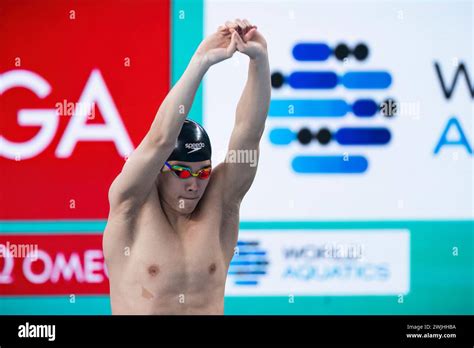 Doha Qatar 15th Feb 2024 Gold Medal Winner Alessandro Miressi Of