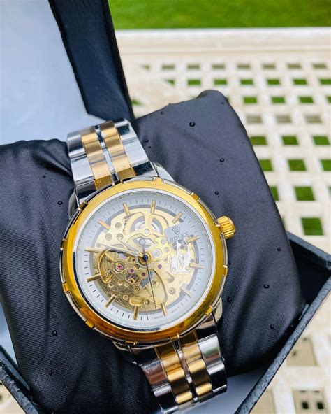 Skeleton Dial Automatic Watch In Chain – Styleon