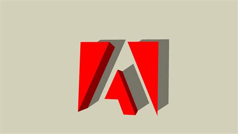 Adobe logo | 3D Warehouse