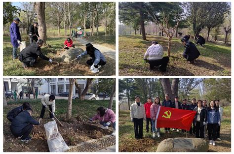 物业服务部党支部开展“植树护绿 点靓校园”学雷锋主题党日活动 浙江农林大学后勤服务中心