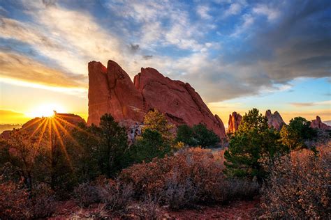 Garden Of The Gods At Sunrise Bruce Hausknecht Flickr