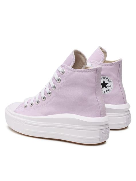 Converse Trampki Ctas Move Hi C Fioletowy Modivo Pl