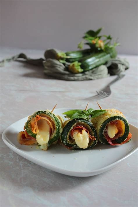 Ricetta Involtini Di Zucchine Al Forno Con Prosciutto E Mozzarella