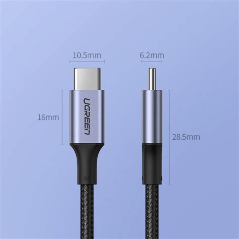 Ugreen Kabel Usb Type C Usb Type C 5a 100w 2m 70429 Sivi Stirlinehr