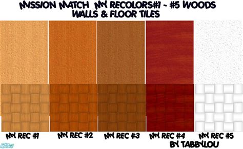 The Sims Resource Tl Mm My Wd Recolors Walls Floor