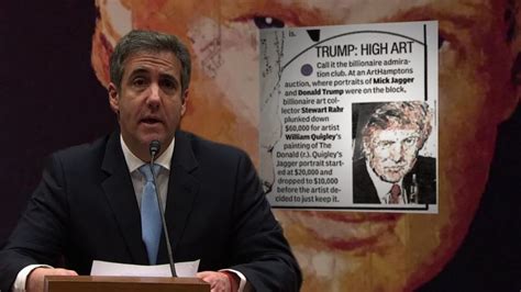 Michael Cohen Testifies That Trump Paid For Portrait With Trump