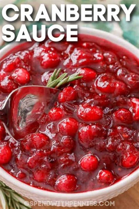 Easy Cranberry Sauce ★★★★★ Dine Ca