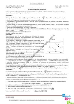 Evaluation Lumi Res Et Spectres Correction Exercice Qcm