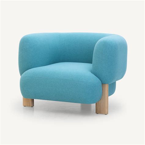 Buy Curved Armchair Comfortable Modern Accent Chair Online Order