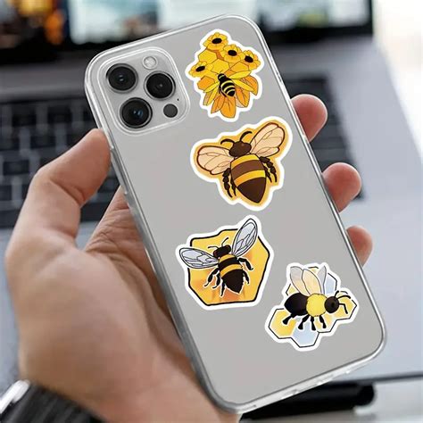 Bee Stickers Aesthetic Cute Animal Vinyl Sticker Decals - Temu