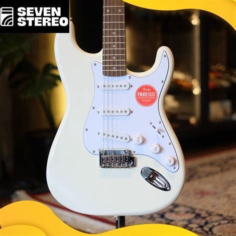 Squier Affinity Series Stratocaster Arctic White With White 44 OFF