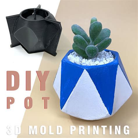 Concrete Planter mold - 3D pot printing 3D model 3D printable | CGTrader