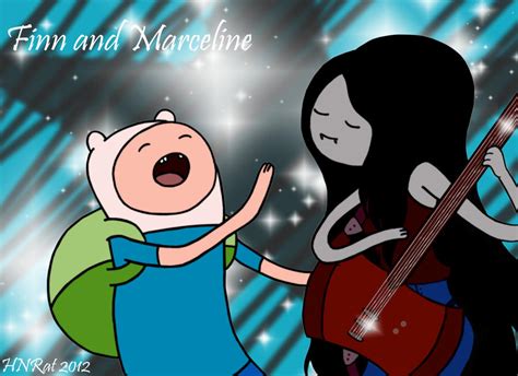 Finn and Marceline- Colored by HNRat on DeviantArt