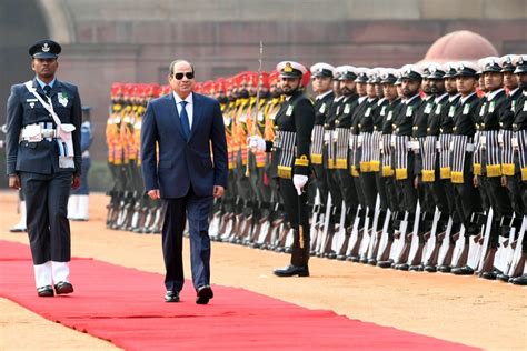 Egyptian Prez El Sisi To Witness Parade As Chief Guest Today