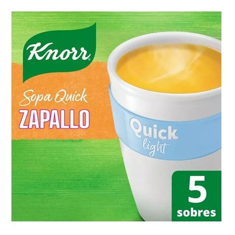 Sopa Instantanea Quick De Zapallo Knorr Caja X 5 Sobres Sopas Y