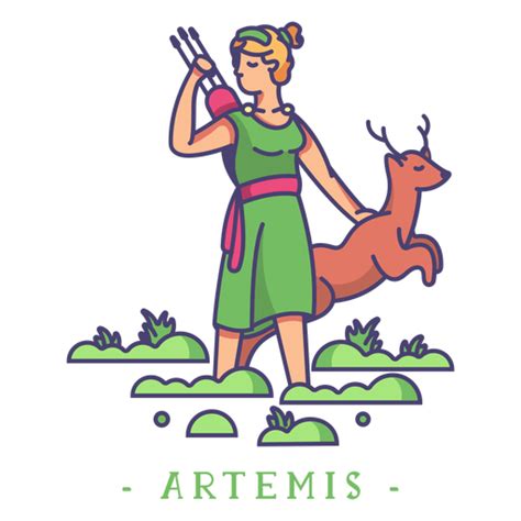 Artemis Greek God Transparent Png And Svg Vector File