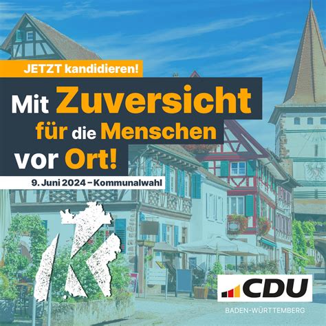 Kandidaten Nominierung für Kommunal und Kreistagswahl 2024 CDU