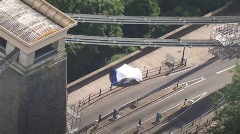 Manhunt After Human Remains Found In Suitcases Left By Clifton Suspension Bridge In Bristol Uk