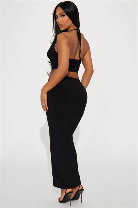 Love Twice Skirt Set Black Fashion Nova Matching Sets Fashion Nova